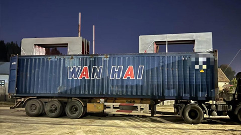 Линия по производству фанеры доставлена ​​бесперебойно