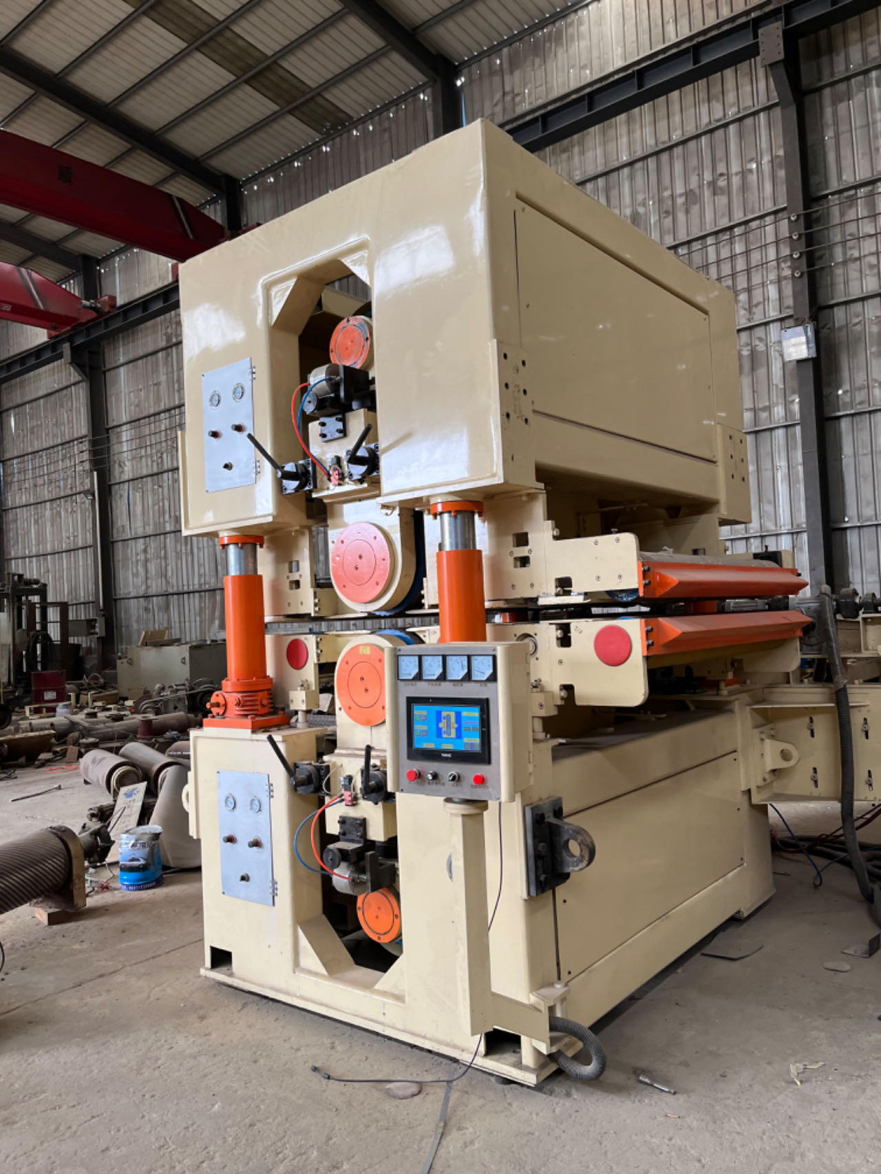 MingDing Plywood Machinery Полностью автоматический сверхмощный двухсторонний шлифовальный станок для калибровки