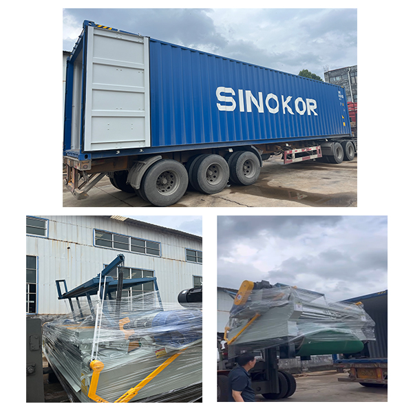 Линия шелушения шпона MingDing снова доставляется в Южную Азию